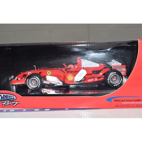 906 - A BOXED MATTEL HOTWHEELS RACING 1/18 SCALE LIMITED EDITION FERRARI 248 F1 CAR, No.1140 of 2006, the ... 