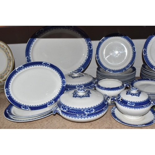 944 - WHIELDON WARE 'DALMENY' PATTERN DINNER WARES ETC, comprising twelve dinner plates and starter plates... 