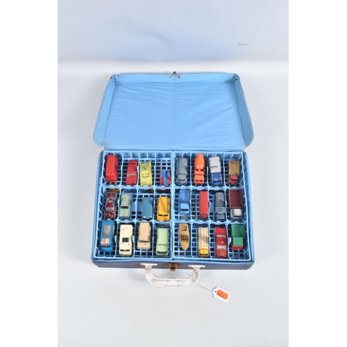 17 - A LESNEY MATCHBOX COLLECTORS CARRY CASE, containing 48 No. unboxed playworn mainly Matchbox regular ... 