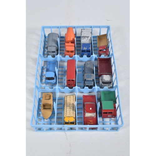 17 - A LESNEY MATCHBOX COLLECTORS CARRY CASE, containing 48 No. unboxed playworn mainly Matchbox regular ... 