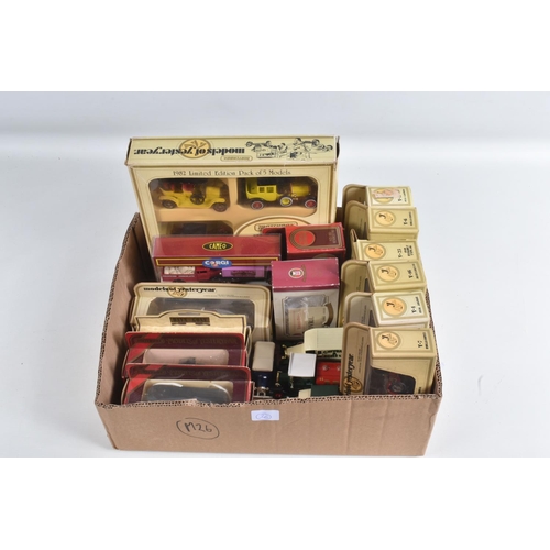 26 - A WOODEN CABINET CONTAINING A COLLECTION OF UNBOXED AND ASSORTED PLAYWORN 1950'S DINKY TOYS, to incl... 