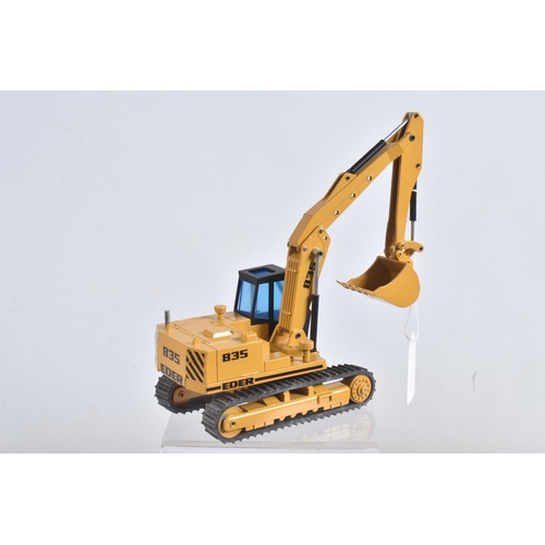 3 - THREE BOXED NZG EXCAVATOR MODELS, all 1/50 scale, Caterpillar 224 Wheeled, No.259 , Eder 835 Tracked... 