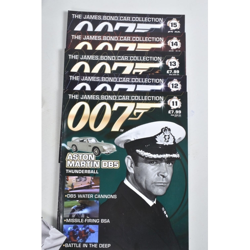 31 - A QUANTITY OF GE FABBRI JAMES BOND CAR COLLECTION MODELS, models 1 - 20 each with the accompanying m... 