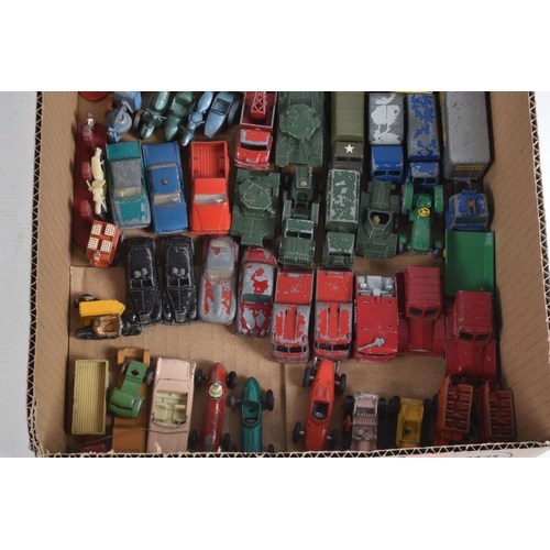 35 - A QUANTITY OF UNBOXED AND ASSORTED MAINLY MATCHBOX DIECAST VEHICLES, mainly 1-75 series regular whee... 