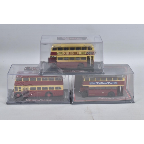 41 - EIGHT BOXED CORGI 'THE ORIGINAL OMNIBUS CO.' 1:76 DIECAST MODEL BUSES, to include four factory seale... 