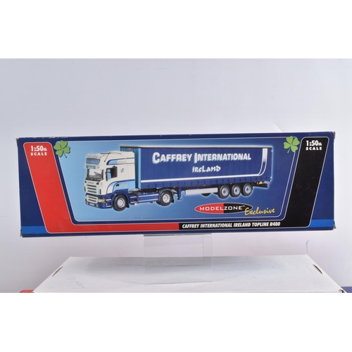 42 - FIVE BOXED 1:50 SCALE MODEL DIECAST TRANSPORT VEHICLES, to include four Corgi Limited Edition Collec... 