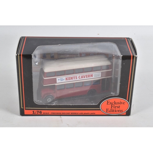 45 - FOURTEEN BOXED EFE 1:76 SCALE DIECAST MODEL BUSES, to include ten Leyland National buses model no.s ... 