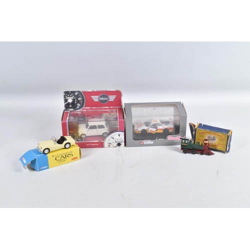 57 - A COLLECTION OF ASSORTED BOXED DIECAST MODEL CARS, to include 4 Corgi 1:43 scale models in their  Pe... 