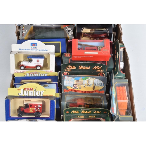 60 - A QUANTITY OF ASSORTED BOXED DIECAST TRANSPORT MODELS, to include  Matchbox, Corgi, Lledo, Lledo Chi... 