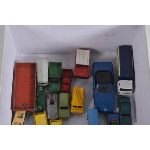 8 - A QUANTITY OF UNBOXED AND ASSORTED PLAYWORN DIECAST VEHICLES, to include Dublo Dinky Austin Lorry, N... 