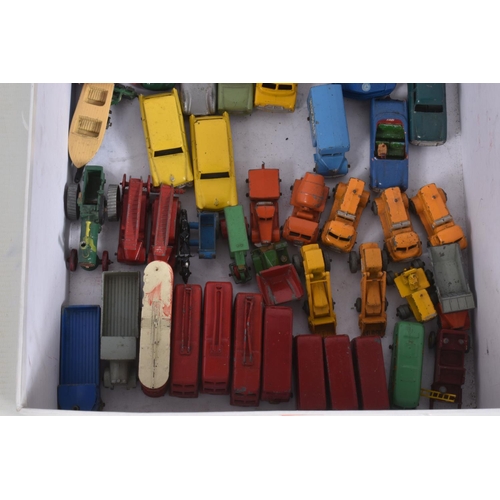 8 - A QUANTITY OF UNBOXED AND ASSORTED PLAYWORN DIECAST VEHICLES, to include Dublo Dinky Austin Lorry, N... 