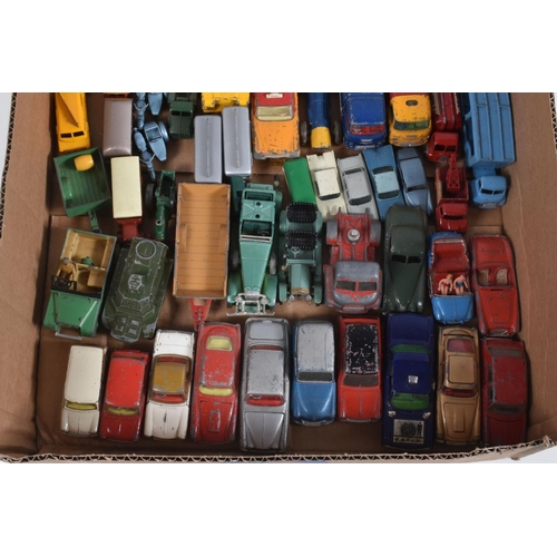 9 - A QUANTITY OF UNBOXED AND ASSORTED PLAYWORN DIECAST VEHICLES, to include Spot-On Morris 1100, No.262... 