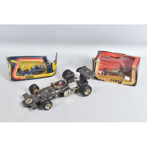 66 - A COLLECTION OF ASSORTED CORGI TOYS FORMULA 1 RACING CARS, mainly 1960's and 1970's issues, all in p... 