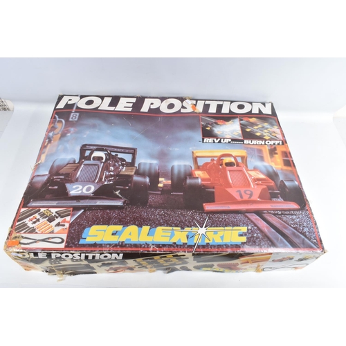 68 - A BOXED SCALEXTRIC POLE POSITION RACING SET, No.C695, contents not checked but appears largely compl... 