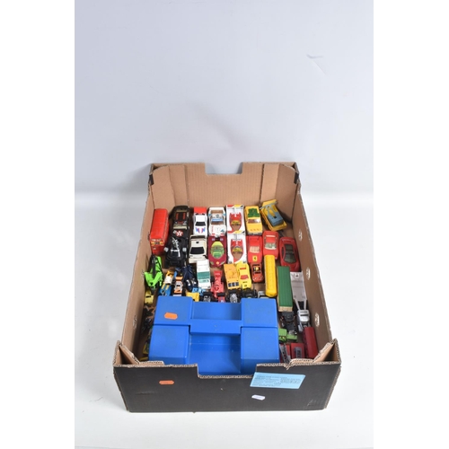 73 - A QUANTITY OF UNBOXED AND ASSORTED PLAYWORN DIECAST VEHICLES, mainly modern issues, to include Darda... 