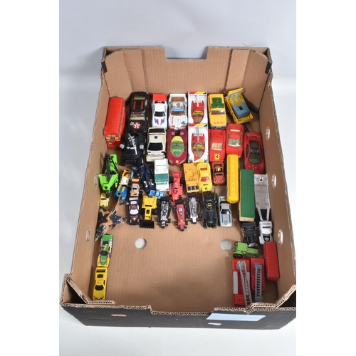 73 - A QUANTITY OF UNBOXED AND ASSORTED PLAYWORN DIECAST VEHICLES, mainly modern issues, to include Darda... 