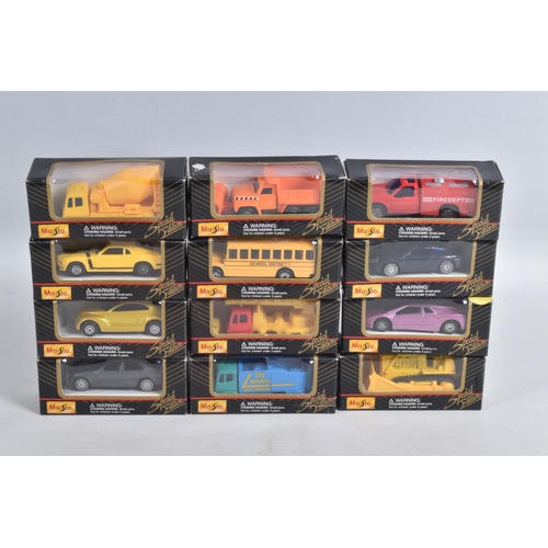 77 - A COLLECTION OF ASSORTED DIECAST MODEL VEHICLES AND SETS, to include Maisto, Cararama, Corgi, Lledo,... 