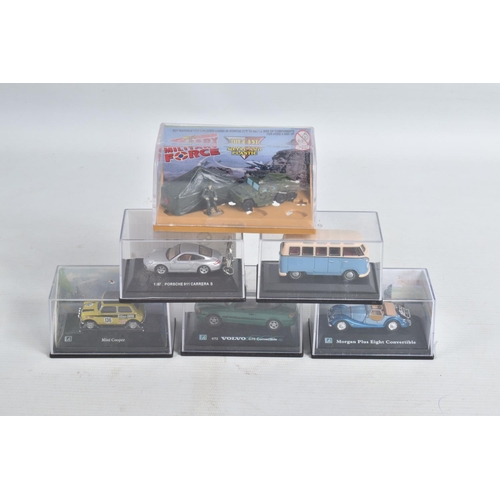 77 - A COLLECTION OF ASSORTED DIECAST MODEL VEHICLES AND SETS, to include Maisto, Cararama, Corgi, Lledo,... 