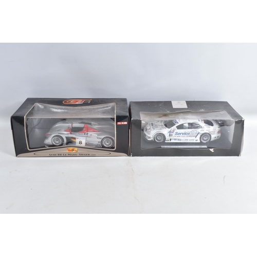 100 - A COLLECTION OF ASSORTED BOXED AND UNBOXED 1:24 AND 1:18 SCALE  DIECAST  SPORTS CARS, to include thr... 