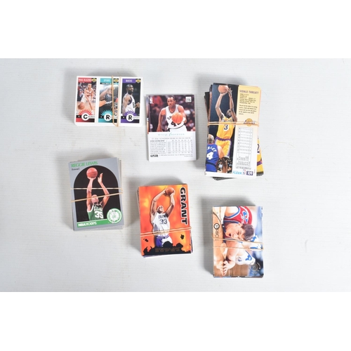 84 - A COLLECTION OF 1990'S NBA BASKETBALL TRADING CARDS, to include Topps Stadium Club cards,2  Fleer NB... 