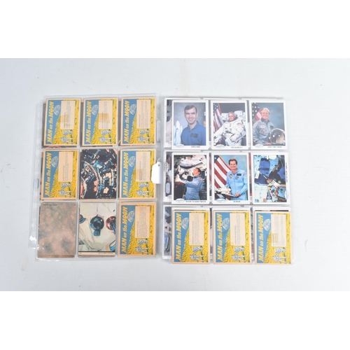 86 - A COLLECTION OF SPACE RELATED TRADING CARDS, to include  A & BC Man on the Moon cards with Aldrin an... 