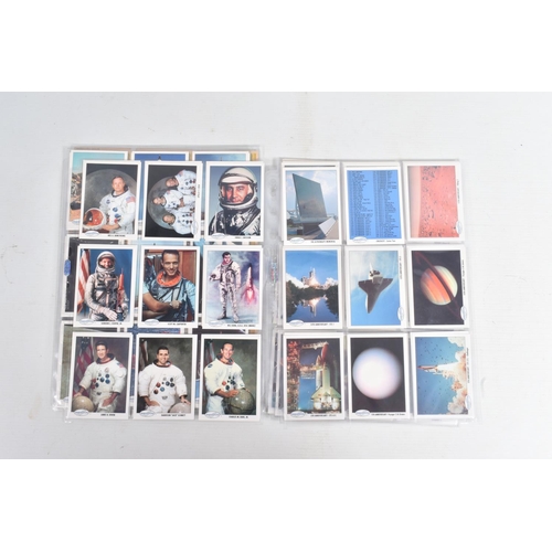 86 - A COLLECTION OF SPACE RELATED TRADING CARDS, to include  A & BC Man on the Moon cards with Aldrin an... 