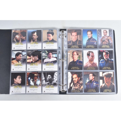 88 - A NICE COLLECTION OF  'LEGENDS OF STAR TREK' RITTENHOUSE PARAMOUNT TRADING CARDS IN TWO PRESENTATION... 