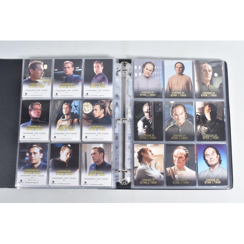 88 - A NICE COLLECTION OF  'LEGENDS OF STAR TREK' RITTENHOUSE PARAMOUNT TRADING CARDS IN TWO PRESENTATION... 