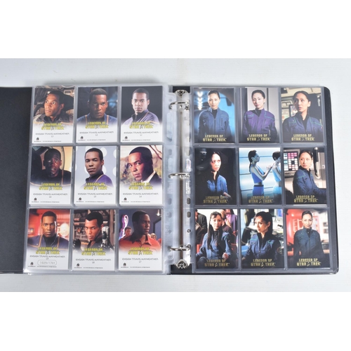 88 - A NICE COLLECTION OF  'LEGENDS OF STAR TREK' RITTENHOUSE PARAMOUNT TRADING CARDS IN TWO PRESENTATION... 