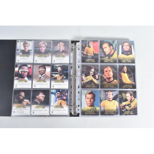 88 - A NICE COLLECTION OF  'LEGENDS OF STAR TREK' RITTENHOUSE PARAMOUNT TRADING CARDS IN TWO PRESENTATION... 