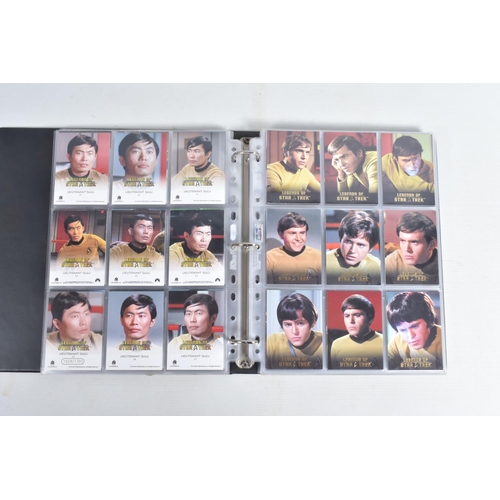 88 - A NICE COLLECTION OF  'LEGENDS OF STAR TREK' RITTENHOUSE PARAMOUNT TRADING CARDS IN TWO PRESENTATION... 