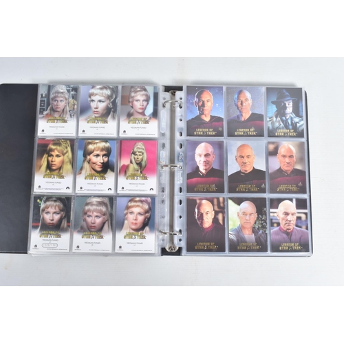 88 - A NICE COLLECTION OF  'LEGENDS OF STAR TREK' RITTENHOUSE PARAMOUNT TRADING CARDS IN TWO PRESENTATION... 