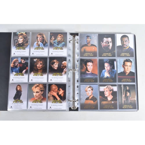 88 - A NICE COLLECTION OF  'LEGENDS OF STAR TREK' RITTENHOUSE PARAMOUNT TRADING CARDS IN TWO PRESENTATION... 