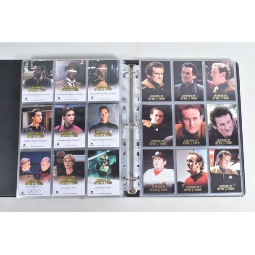 88 - A NICE COLLECTION OF  'LEGENDS OF STAR TREK' RITTENHOUSE PARAMOUNT TRADING CARDS IN TWO PRESENTATION... 