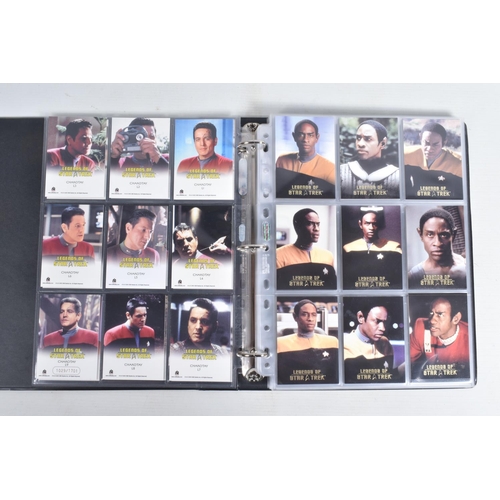 88 - A NICE COLLECTION OF  'LEGENDS OF STAR TREK' RITTENHOUSE PARAMOUNT TRADING CARDS IN TWO PRESENTATION... 