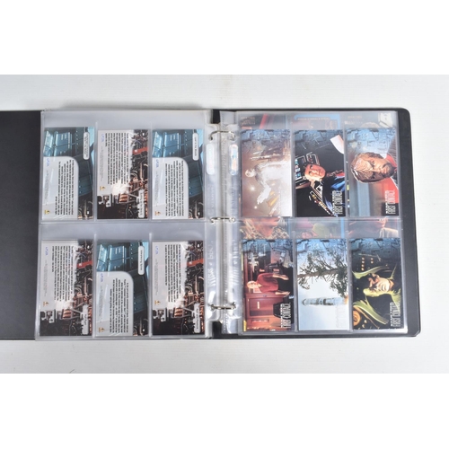 92 - A COLLECTION OF STAR TREK FIRST CONTACT TRADING CARDS, to include a nicely presented binder with car... 