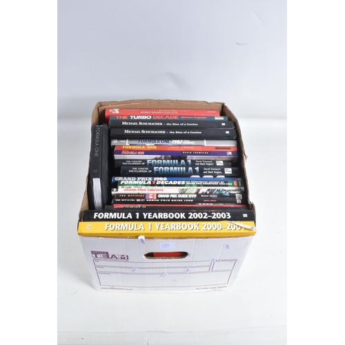 97 - A COLLECTION OF HARDBACK BOOKS RELATING TO FORMULA 1 MOTOR RACING, mainly from the 1980's onwards, a... 