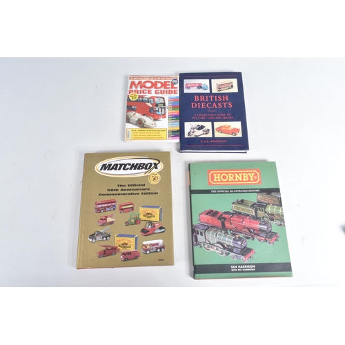 98 - A QUANTITY OF BOOKS AND MAGAZINES RELATING TO DIECAST TOYS AND MODEL RAILWAYS, books include The Off... 