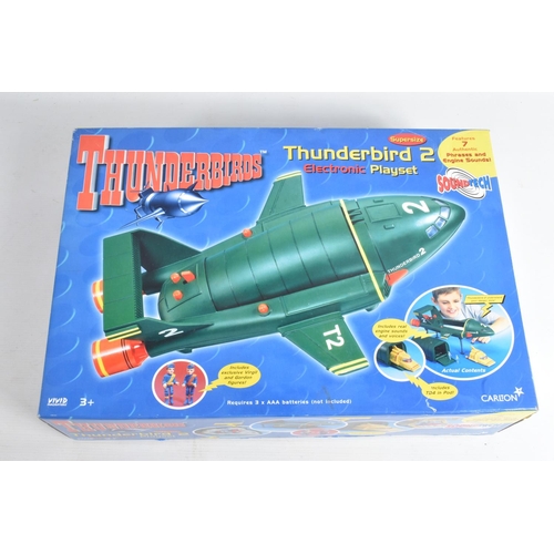 103 - A COLLECTION OF ASSORTED THUNDERBIRD COLLECTIBLES, to include a hardback book 'Thunderbirds Internat... 