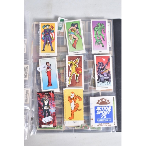 109 - TWO BINDERS OF TRADING CARDS, COLLECTORS CARDS,  AND POSTCARDS, the first binder is a collection of ... 