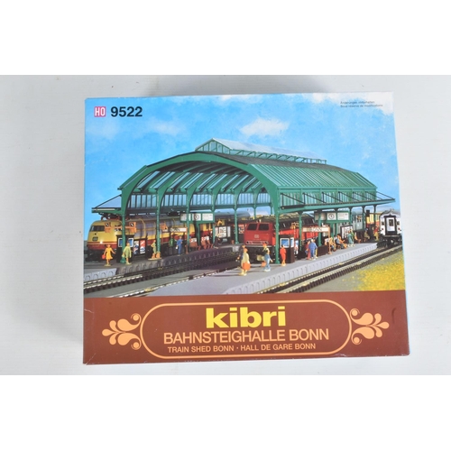 134 - A BOXED UNBUILT KIBRI HO SCALE BONN STATION BUILDING PLASTIC KIT, No.B-9520, contents not checked bu... 