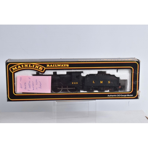 151 - FOUR BOXED BACHMANN BRANCH-LINE OO GAUGE MODEL RAILWAY LOCOMOTIVES, comprising 32-227 3F Jinty in LM... 