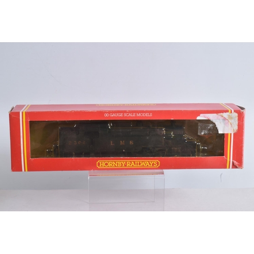 154 - THREE BOXED HORNBY OO GAUGE LOCOMOTIVES, some in incorrect boxes, comprising LMS 2345 2-6-4 in red l... 