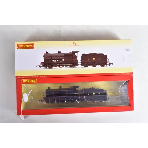 159 - FIVE BOXED HORNBY RAILWAYS OO GAUGE FOWLER CLASS 4F LOCOMOTIVES AND TENDERS, three are No.4418 (R219... 