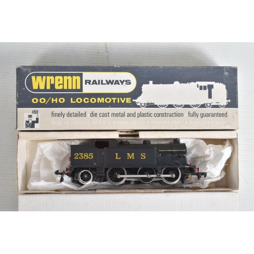 164 - A BOXED WRENN RAILWAYS OO GAUGE CLASS N2 TANK LOCOMOTIVE, No.2385, L.M.S. black livery (W2215), appe... 