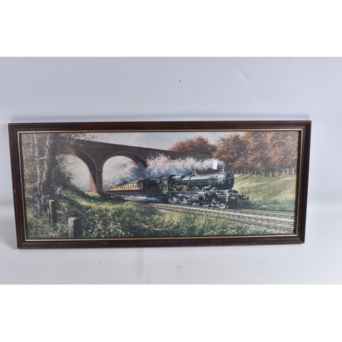 186 - A COLLECTION OF RAILWAY RELATED PRINTS AND PHOTOGRAPHS, majority are framed and glazed, to include t... 