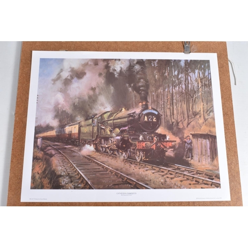 186 - A COLLECTION OF RAILWAY RELATED PRINTS AND PHOTOGRAPHS, majority are framed and glazed, to include t... 