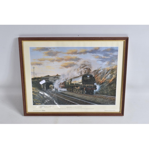 186 - A COLLECTION OF RAILWAY RELATED PRINTS AND PHOTOGRAPHS, majority are framed and glazed, to include t... 