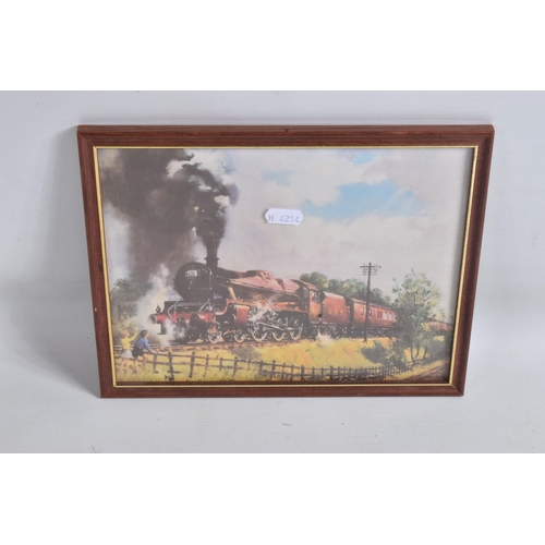 186 - A COLLECTION OF RAILWAY RELATED PRINTS AND PHOTOGRAPHS, majority are framed and glazed, to include t... 