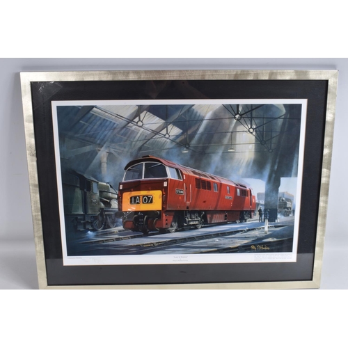 186 - A COLLECTION OF RAILWAY RELATED PRINTS AND PHOTOGRAPHS, majority are framed and glazed, to include t... 